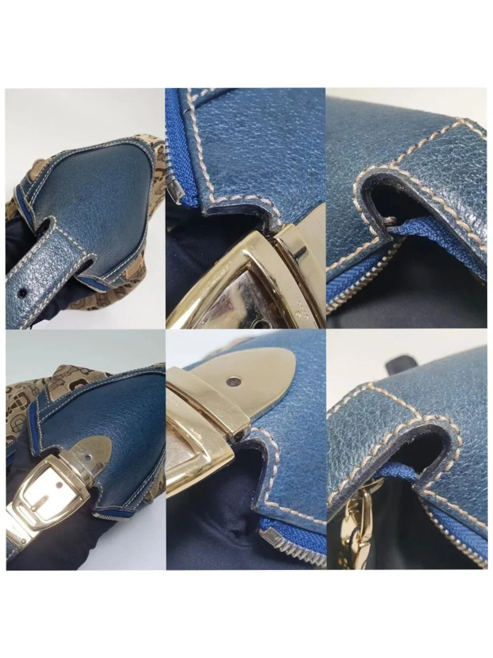 Authentic Gucci Horsebit Canvas Hobo Shoulder Bag